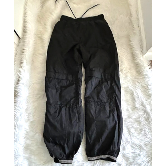 Vintage 80’s/90’s Tech Windbreaker/Track Style Pants. Size M Black - Picture 4 of 9